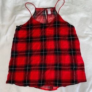 Flannel tank top